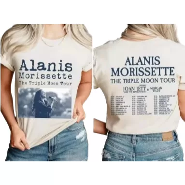 Camiseta Camisa Unissex Alanis Morissette Lollapal