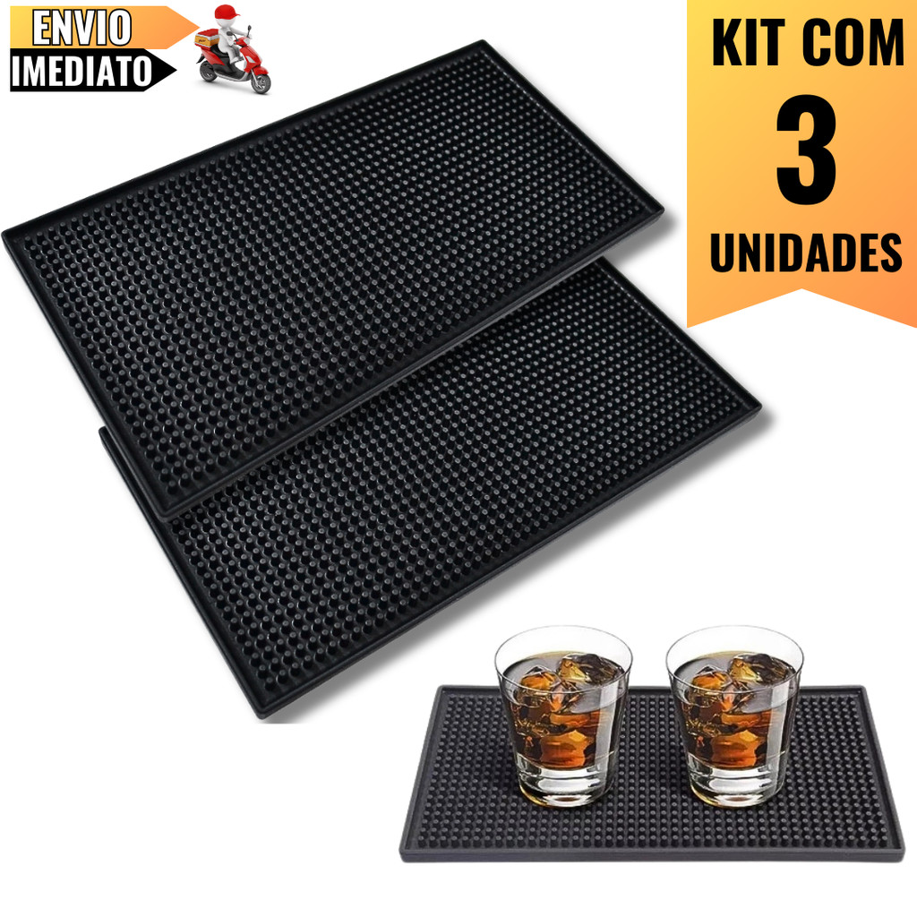Kit 3 Escorredores de Louça em PVC 30x15cm  Organização e Durabilidade Para Uso Diário