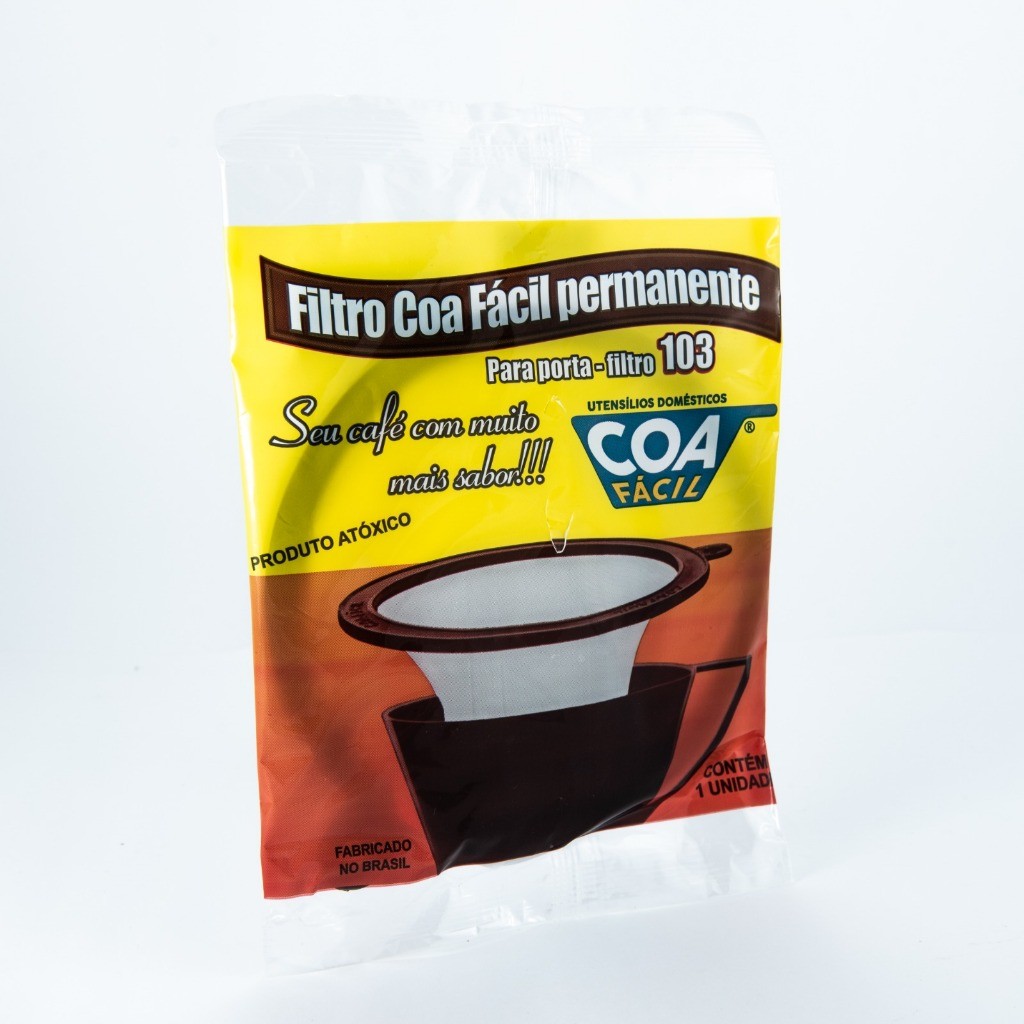 Filtro Coador de Café Reutilizável 103  Coadores Permanentes