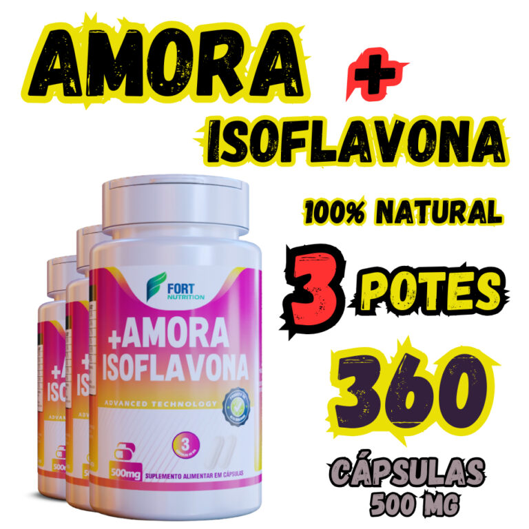 Amora + Isoflavona  Suplemento Natural | 120 Cáps