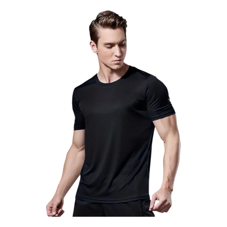 Camisa Dry Fit Masculina Academia Leve Anti Odor V