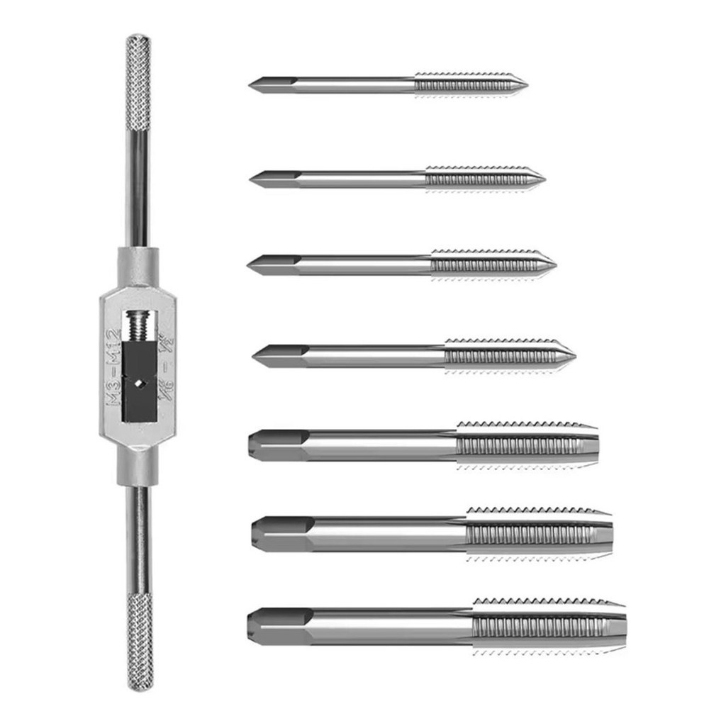 Jogo de Macho para Rosca 8 Peças | Profissional | Promoção