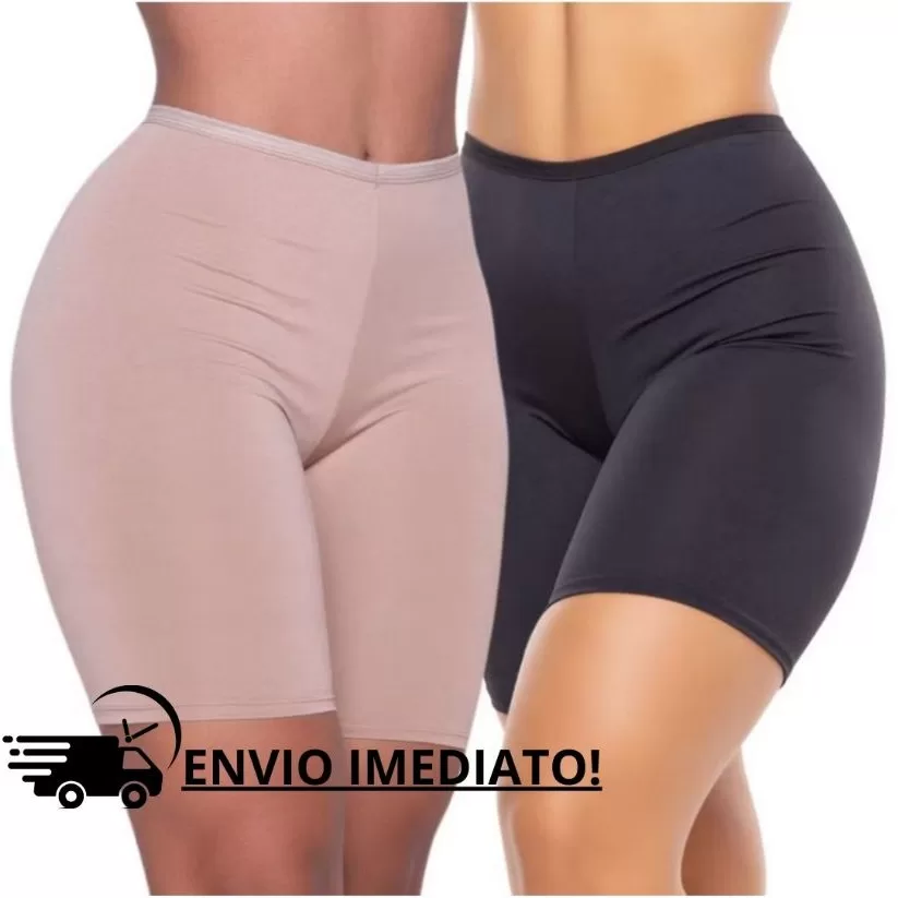 Short Anágua Feminino Liso- 1, 2 ou 4 unidades