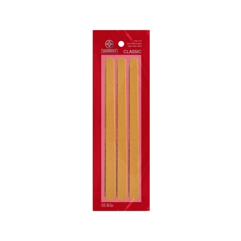 Kit 6 Lixas De Unha Descartável Tradicional BC-10