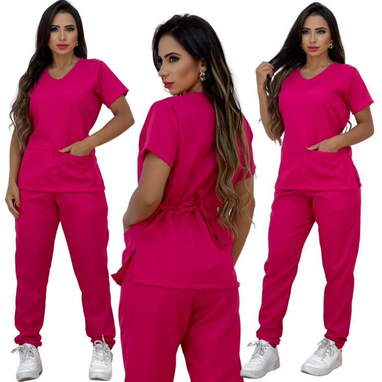 Pijama Hospitalar Cirúrgico Scrub Feminino Acintu