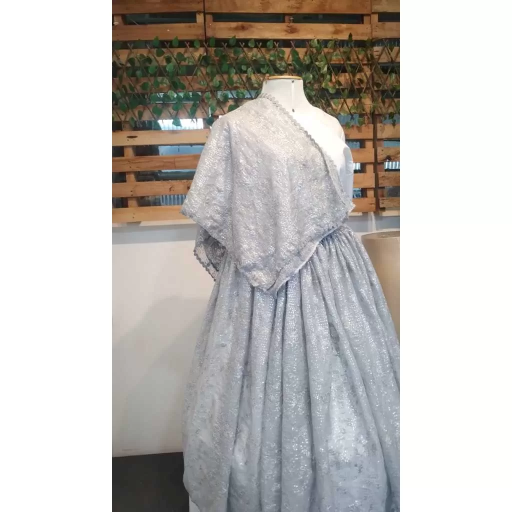 Conjunto prata saia + Pano da costa + Pano da cabeça GP76