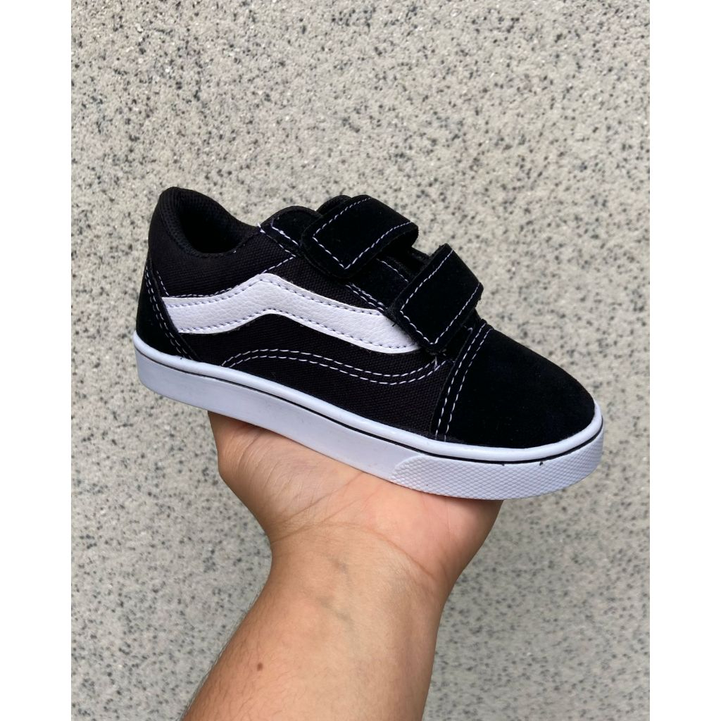 tenis infantil masculino preto velcro