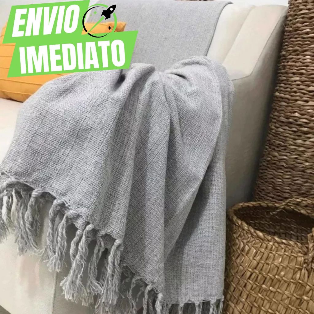 Manta Protetora Sofá King Gigante Capa 100% Algodão Artesanal Grande Decorativa Luxo Super Premium