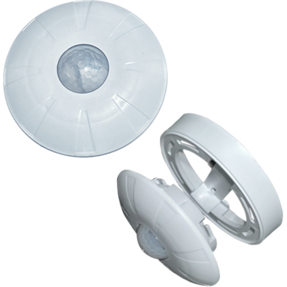 Sensor de Presença Teto Sobrepor Embutir Com Fotocélula 360° Bivolt Standart Branco PW