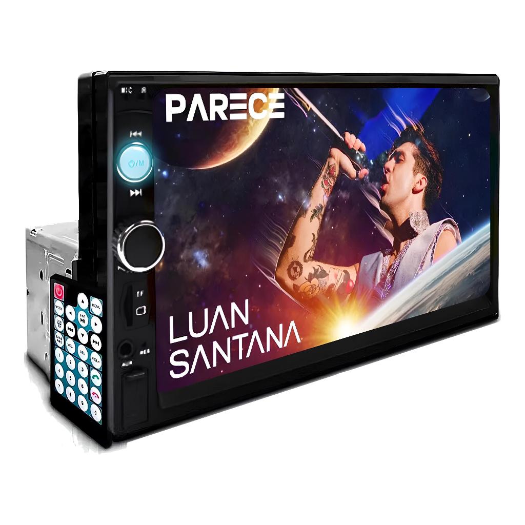 Central Multimídia Mp5 1 Din  Rádio De Carro Bluetooth 7 polegada Tela Usb Espelhamento ly-2060 Kan