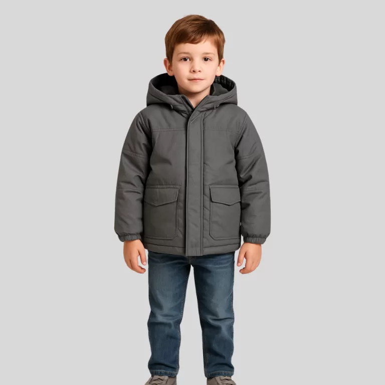 Jaqueta Puffer Juvenil Infantil Corta Vento Boboja