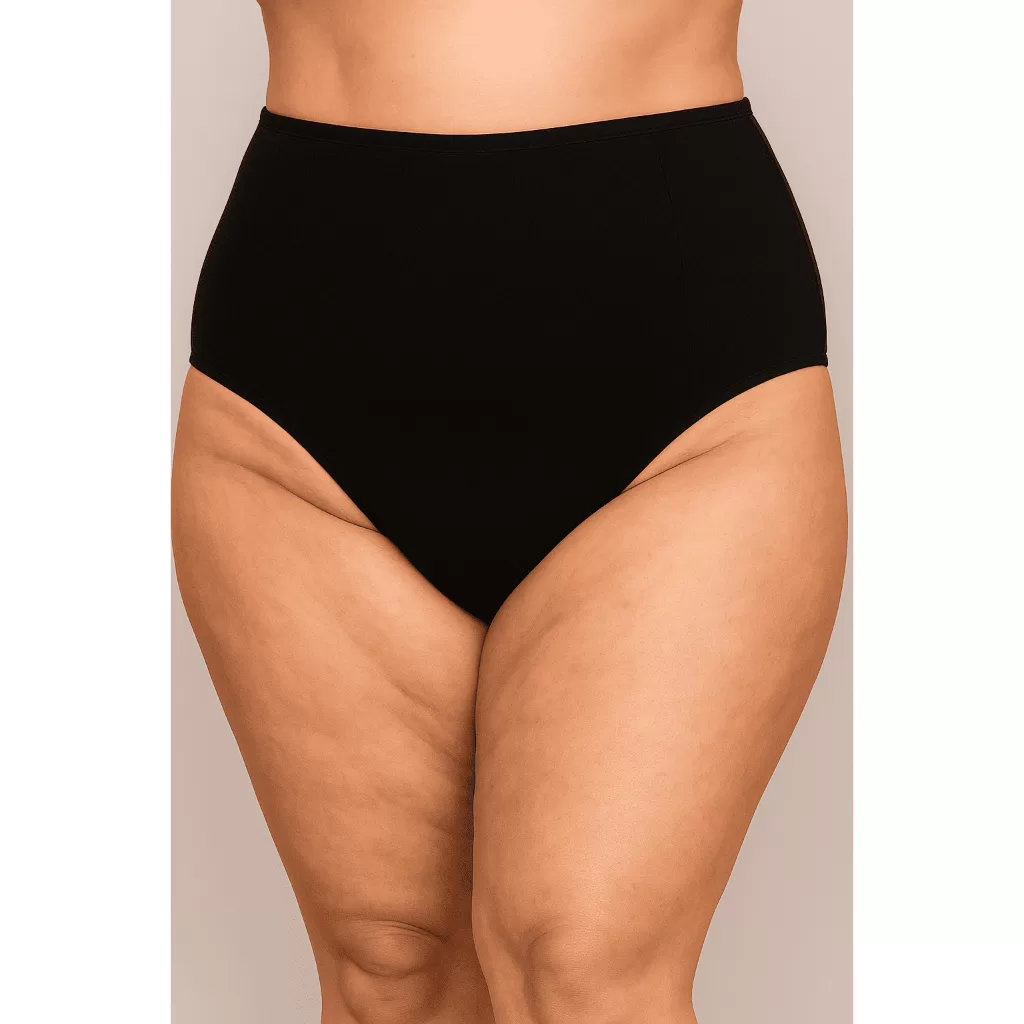 Kit 4 Calcinhas Algodão Cintura Alta Pala Dupla Segura Barriga | Modeladora e Cotton Premium