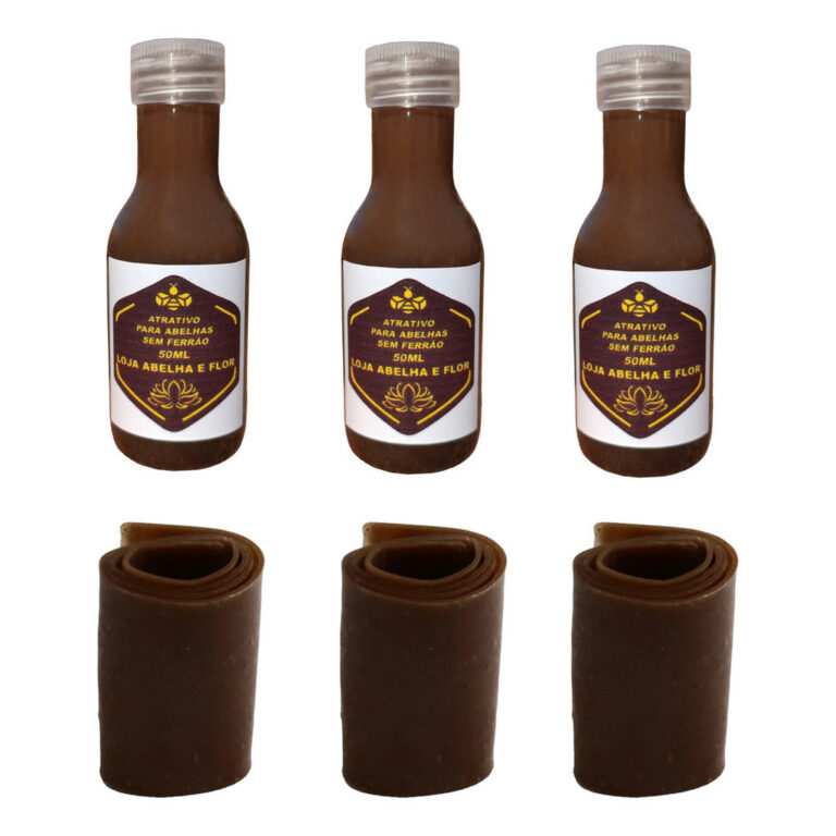 Atrativo Para Abelhas Jataí 150ML  + 3 Rolinho de