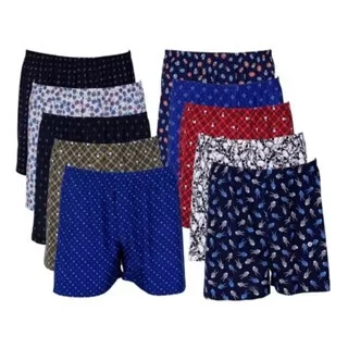 Kit 5 Samba Canção De Liganet Cueca Short Malha 
