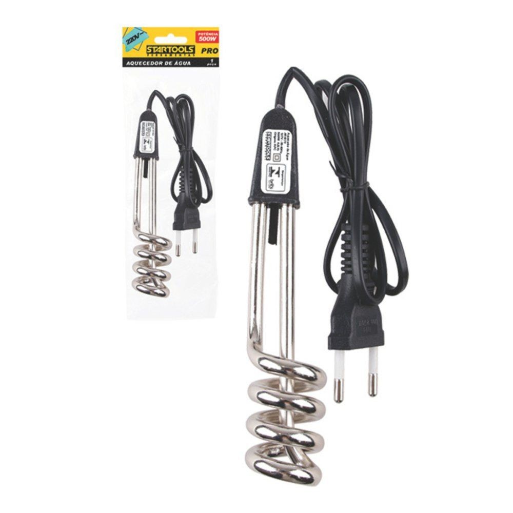 Ebulidor Elétrico Esquenta Água Portátil 500W Cafeteira Instantânea Viagem Prático 220V
