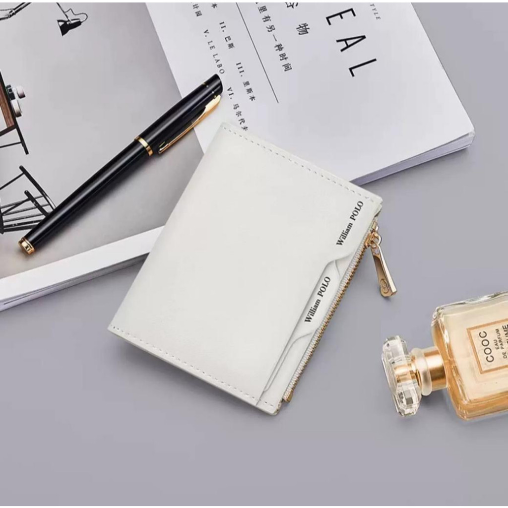 Carteira Feminina Multi-Cartão Porta Cartão com 2 Dobras Executivo Casual Unissex D478 VT