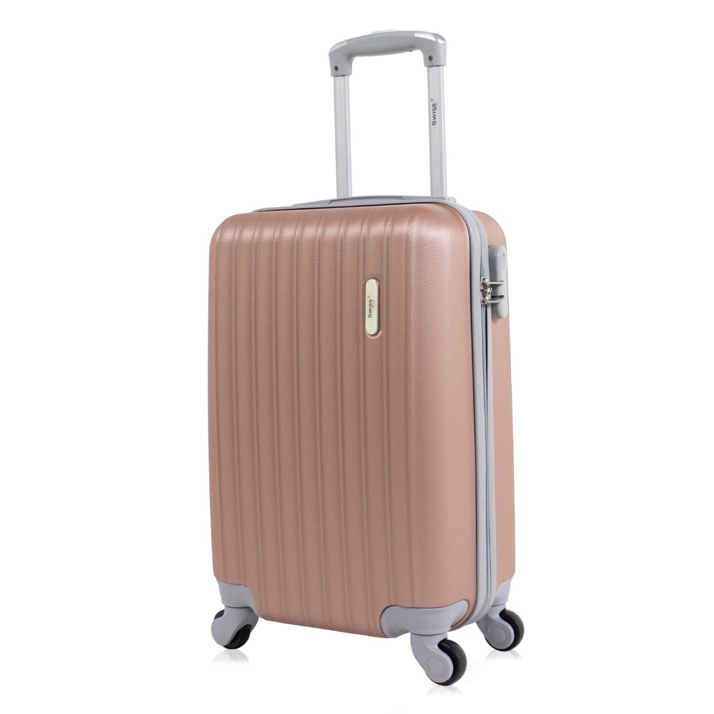 Mala de viagem bordo pequena 10kg Londres Swiss Move Rose