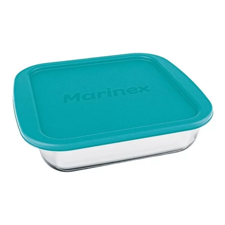 Assadeira Lasanheira  Marinex Quadrada Com Tampa 1