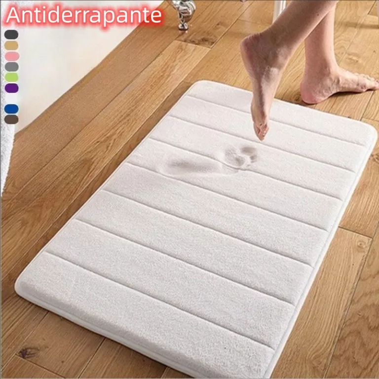 Tapete De Banheiro Soft Macio Secagem Rápida 60x4