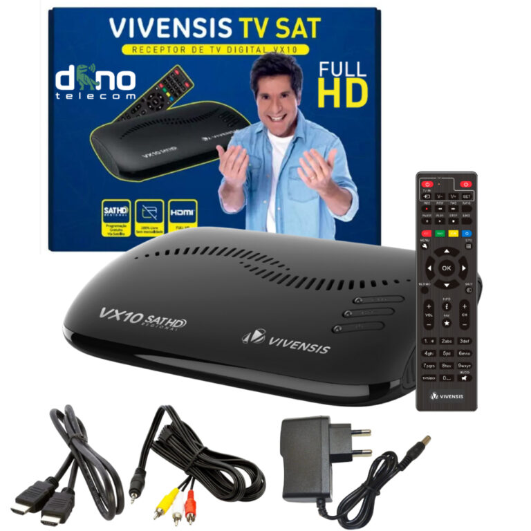 Receptor Vivensis VX10 Digital 5g Ku Sat hd Region