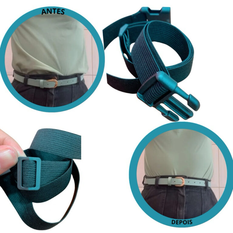 Cinto Flex Segura Camisas Mantenha seu Estilo no L