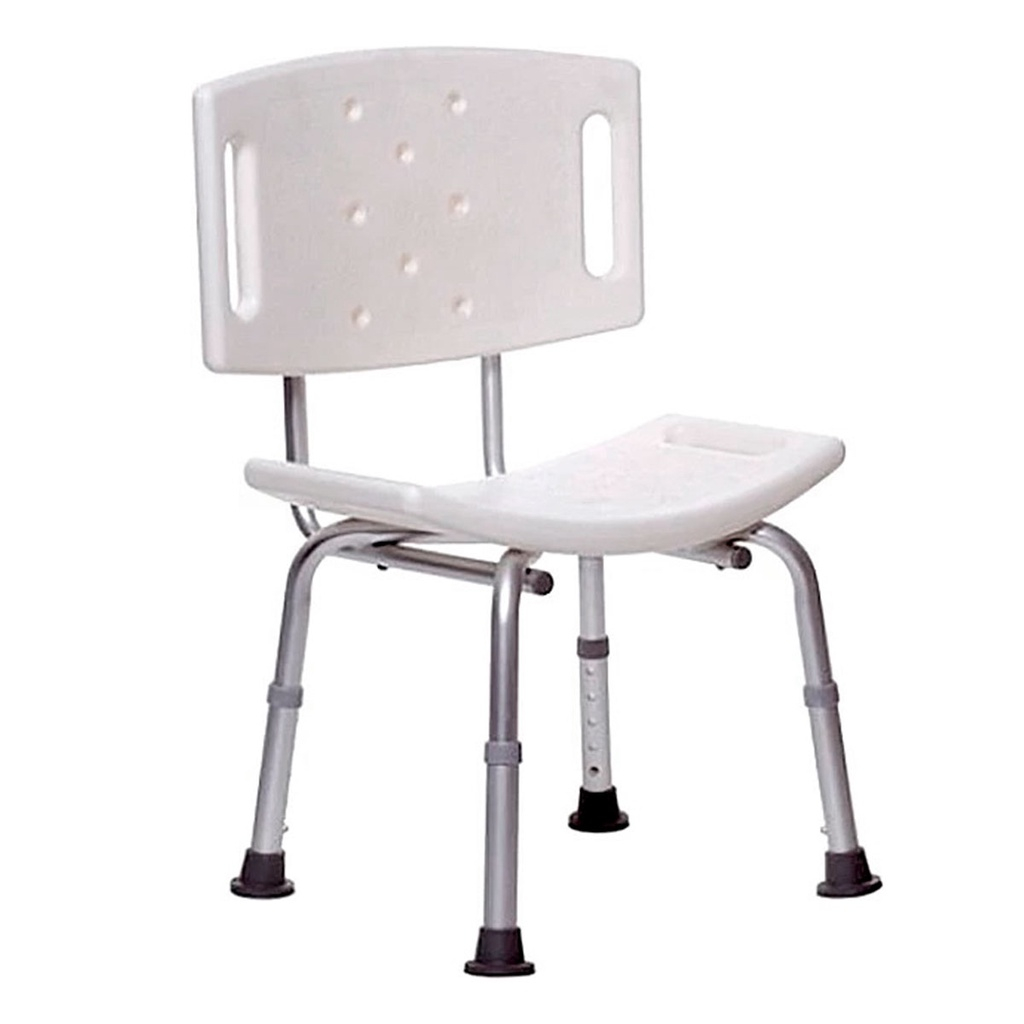Banqueta de Banho com Encosto Geriátrica Até 100Kg Supermedy