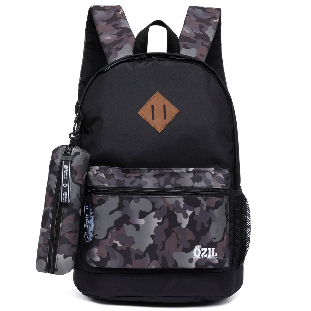 Mochila Bolsa Streetwear Camuflada Notebook Reforçada Ozil