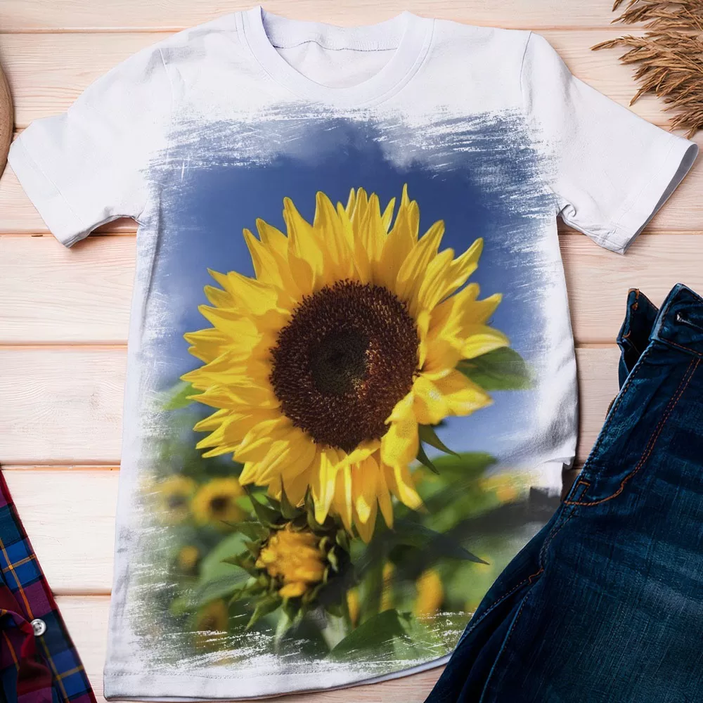 Camiseta Flor Girasol 04 – Dicelli
