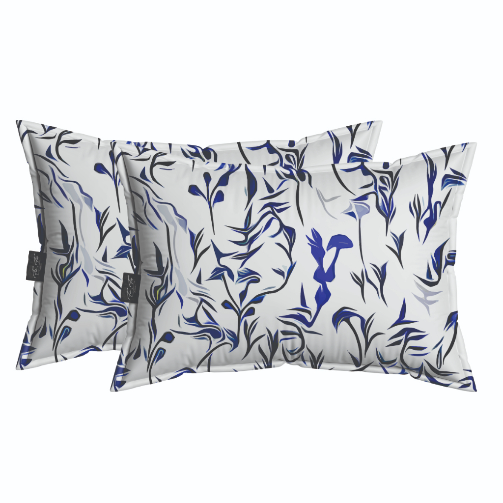 Kit 02 Fronhas Estampadas Home Collection Micropercal 200 Fios  015