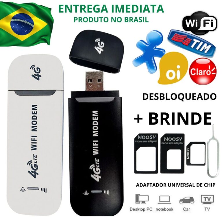 Mini Modem 4g Wifi Chip Lte Notebook Carro Usb Rot