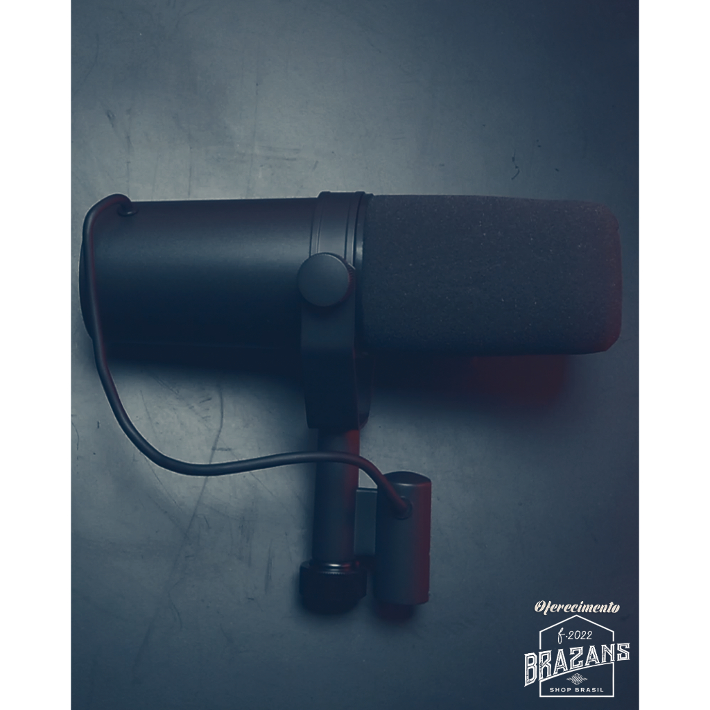 Microfone Shure Sm7b Dinâmico Cardióide – Já no Brasil