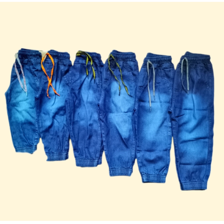 Calça Jogger Jeans Masculino Infantil