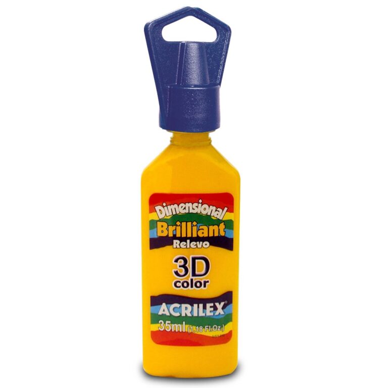 Tinta Dimensional Brilliant Relevo 3D Color Acrile