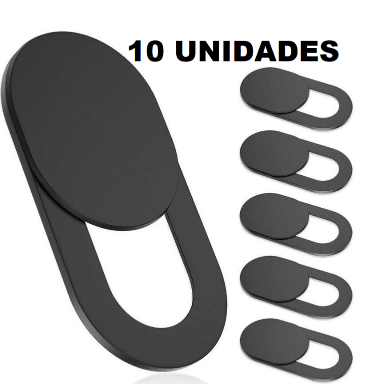 Kit 10 Protetor Tampa Câmera Webcam Anti-espião 