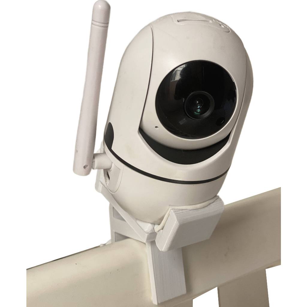 Suporte Inclinado para Camera Baba Eletronica Universal para Berço, Cama ou Moveis