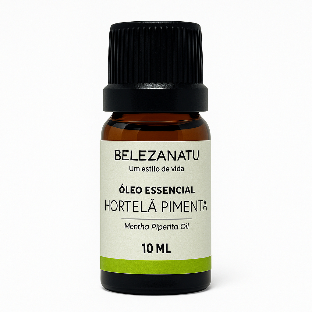 Óleo Essencial Hortelã Pimenta 10ml + BELEZANATU + Aromateria