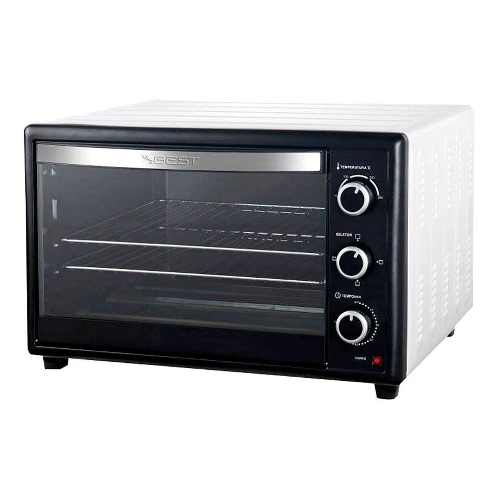 Forno Elétrico de Bancada Best – 66 Litros, Branco/Preto