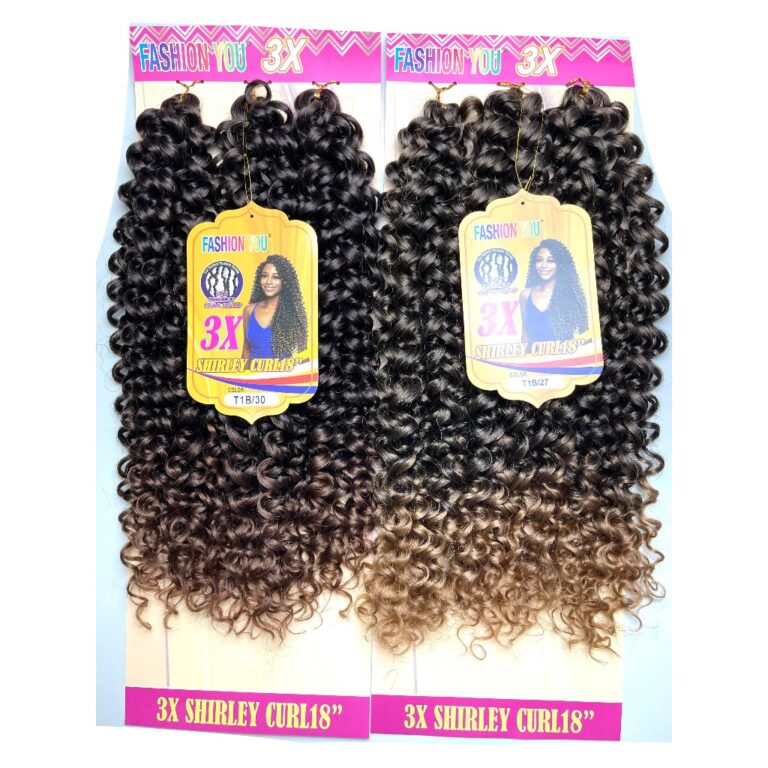 Cabelo Cacheado Crochet SHIRLEY CURL18inch Cabelo 
