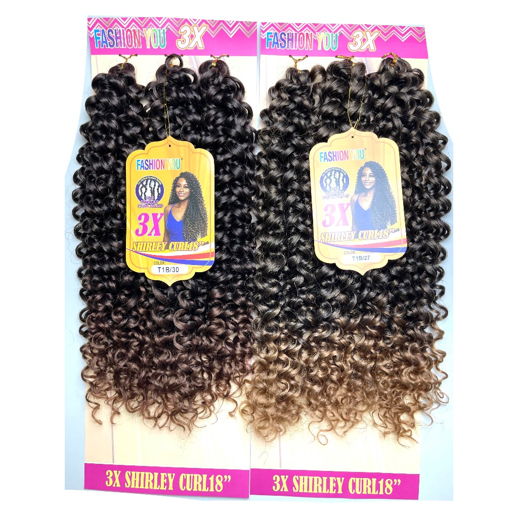 Cabelo Cacheado Crochet SHIRLEY CURL18inch Cabelo 70cm 150g Braid Hair