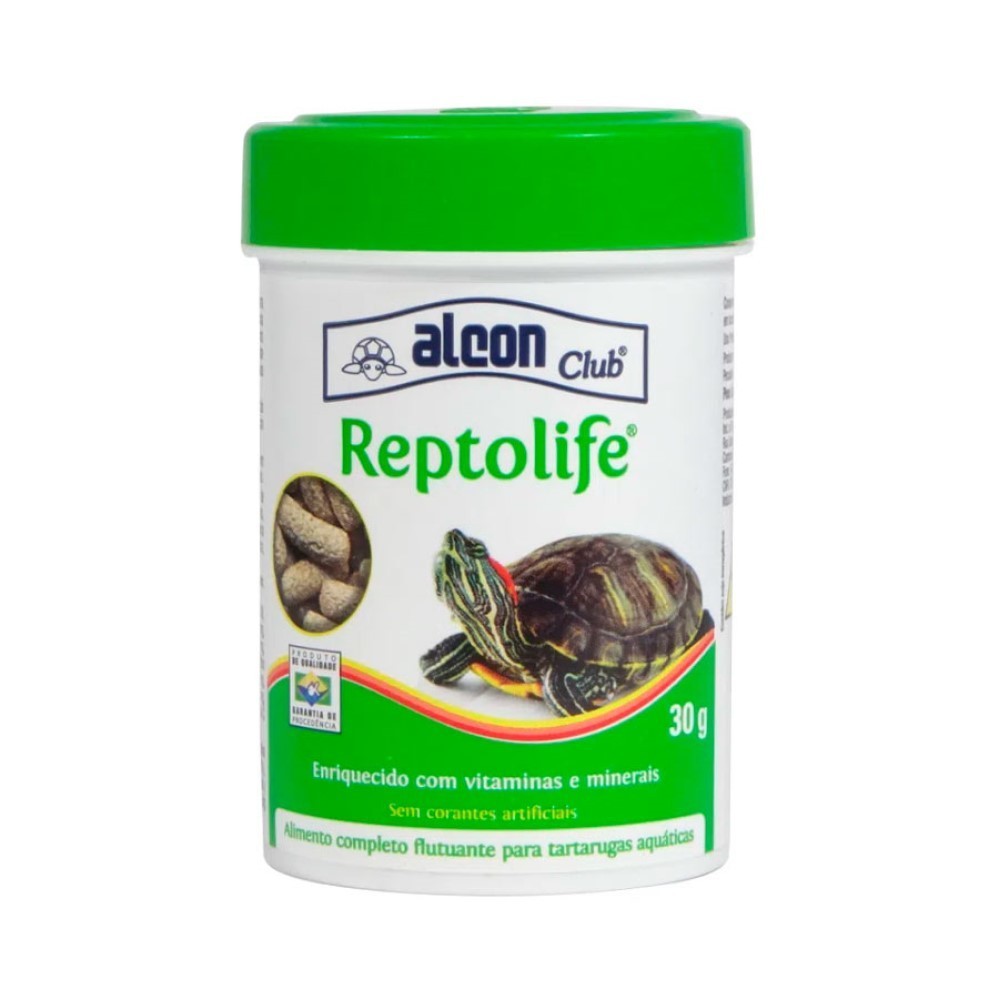 Ração Para Repteis Alcon Reptolife 30gr Único – Tartaruga marinha cagádo tartaruga urbana