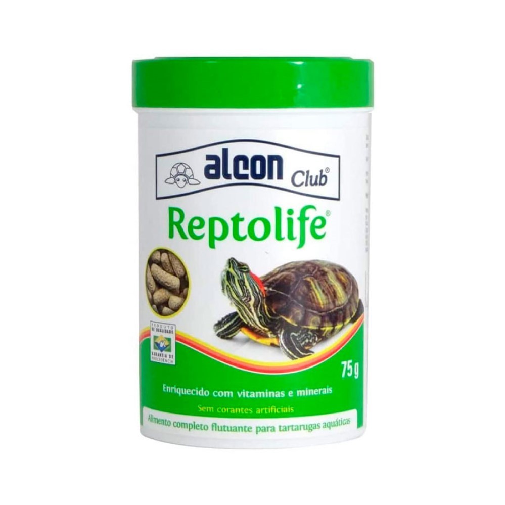 Ração Para Repteis Alcon Reptolife 75gr Único – Tartarutga