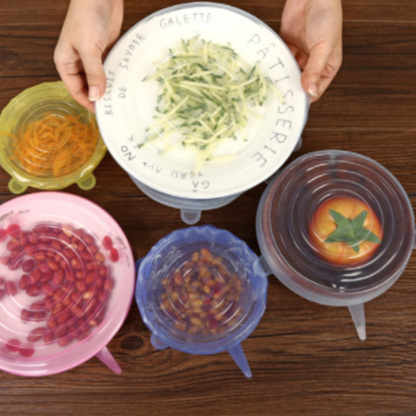 Tampa Silicone Reutilizável À Prova Sopa De Fuga