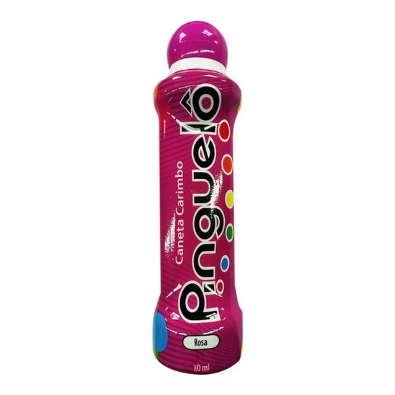 Caneta Carimbo Pinguelô 80ml Rosa (marcador De Bingo)