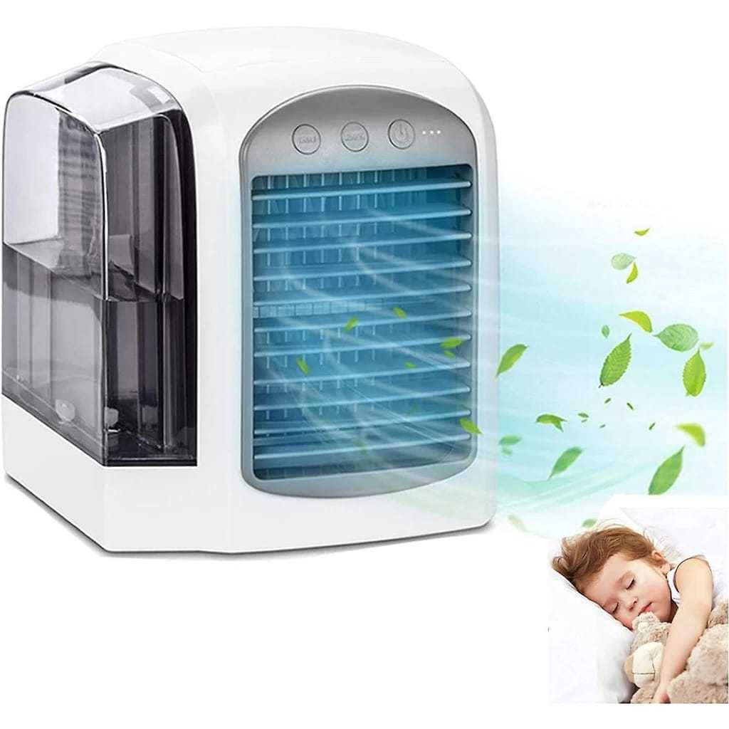 Mini ar condicionado umidificador de mesa refrescante  -2033