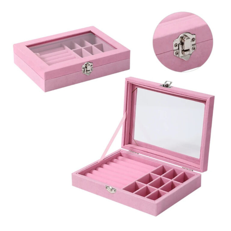 Porta Jóias Multi Função Portátil Organizador 