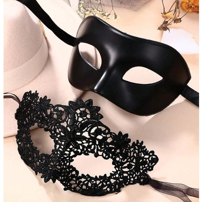 Kit com 2 Máscaras de Festa para Casal – Re