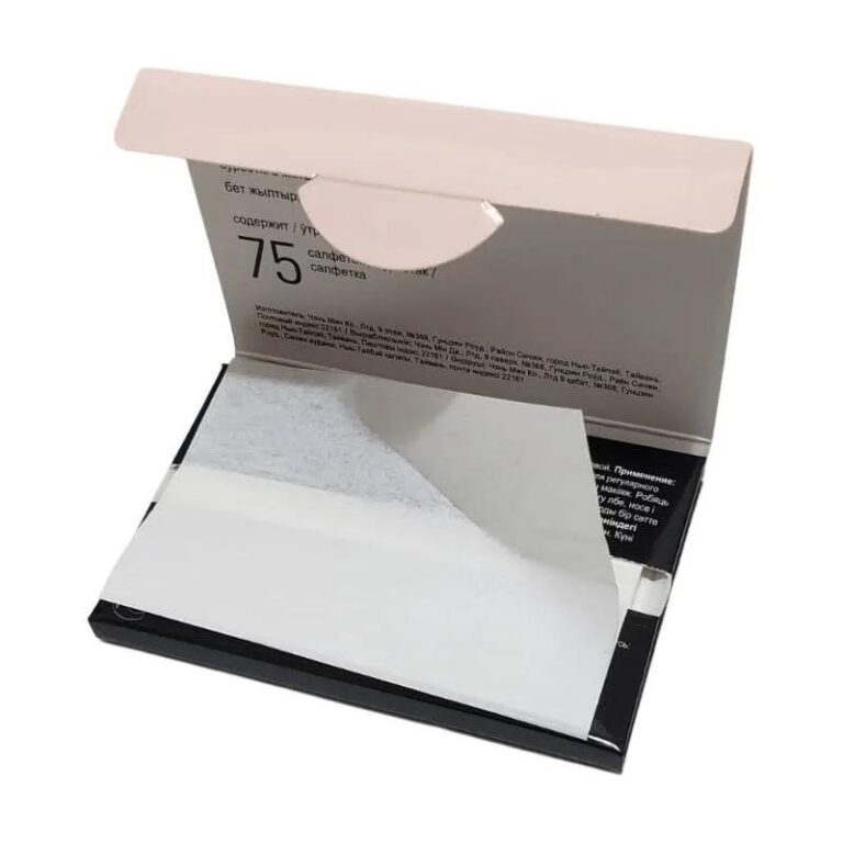 Lenços de Papel Antibrilho da Pele