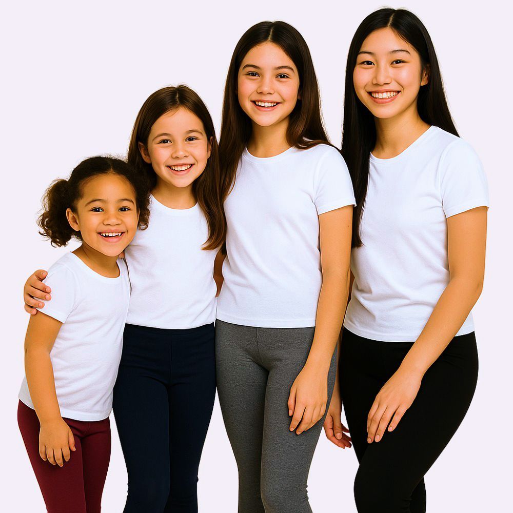 Kit 3 ou 1 peças Calça legging menina infantil escola e passeio inverno o 2 a 16 anos lisa