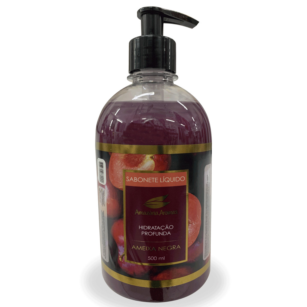 SABONETE LÍQUIDO HIDRATANTE 500ML AMEIXA NEGRA AMAZÔNIA AROMAS