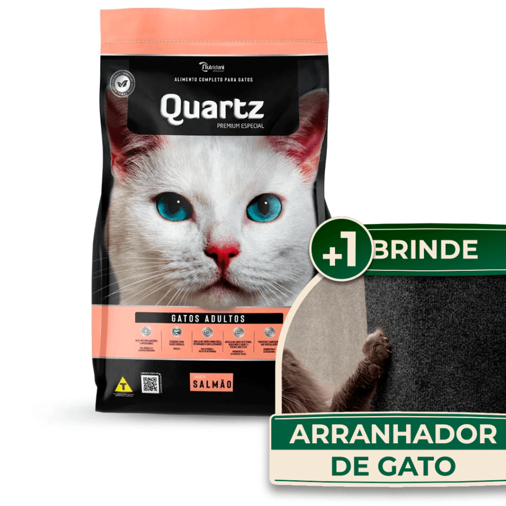 Ração Quartz Gatos Salmão 15kg
